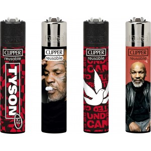 Clipper Lighters - Tyson 2.0 "Tyson Image" - 48ct Display [CLTYSNTI-48CT]